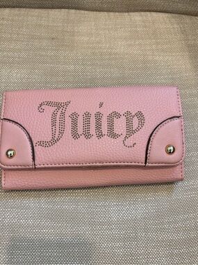 Juicy Couture Pink Leather Wallet